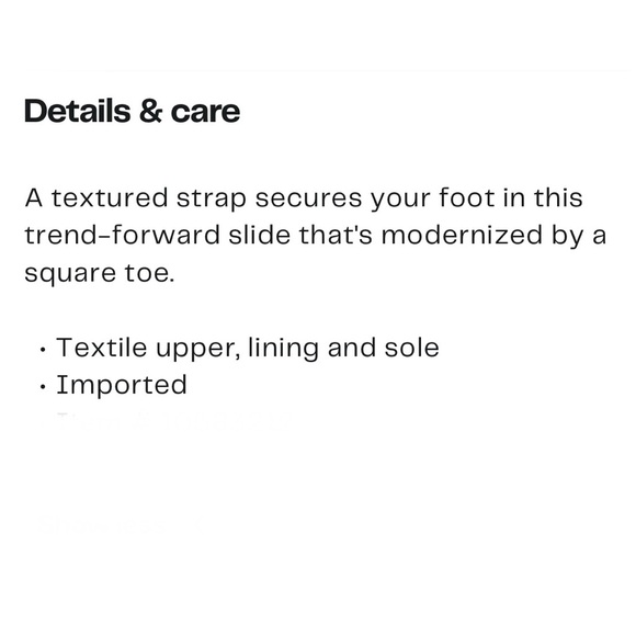 NEW Natori Radial Slide Sandals All Black Textured Strap Women's Size 8 - Picture 13 of 13